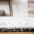 thumbnail image 4 of SAFAVIEH Metro Donella Medallion Area Rug, Black/Ivory, 6' x 6' Round, 4 of 8