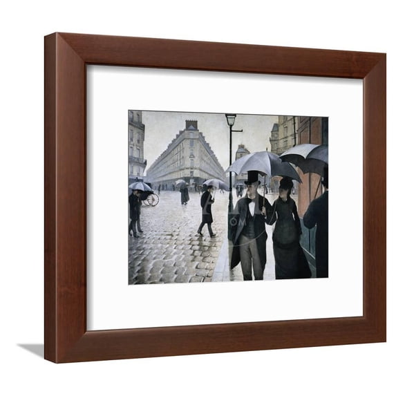 Paris Street Rainy Day, 1877, Framed Art Print Wall Art by Gustave Caillebotte Sold by Art.Com