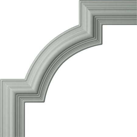 15 1/8"W x 15 1/8"H, Bedford Panel Moulding Corner (matches moulding PML02X01BE)