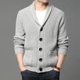 thumbnail image 1 of 2023 Vintage Mens Sweater Autumn Winter Knitted Men Cardigan Sweater Long Sleeve Casual Coats Jacket Mens Clothing Streetwear, 1 of 5