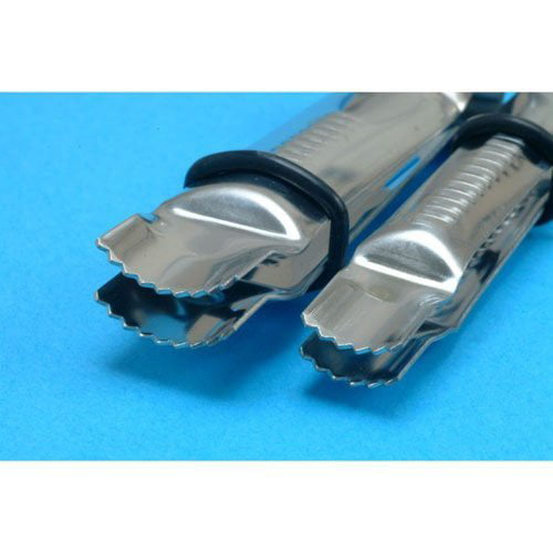 Set of 2 Large and Small Sizes PME Open Curve  Serrated Crimpers 