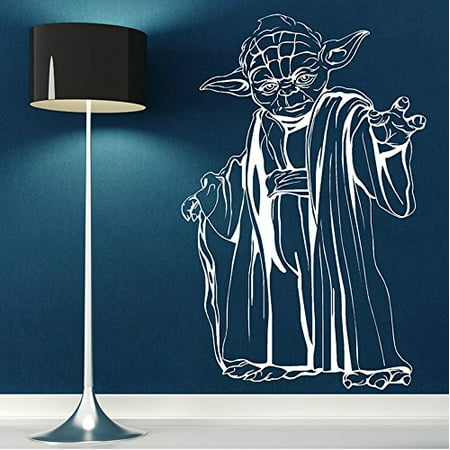 Decal ~ Great Master Yoda ~ Star Wars Theme ~ Wall or Window Decal 20
