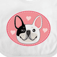 thumbnail image 4 of Inktastic French Bulldog Dog Girls Baby Bib, 4 of 4