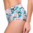 thumbnail image 3 of Pantaleta Ilusión para Dama, con Refuerzo Frontal Estampado Multicolor Talla TG, 3 of 4
