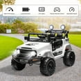 thumbnail image 2 of 12V Kids Ride on Jeep Car Electric 2 Seats Off-Road Truck SUV Vehicle with Remote LED Lights White, 2 of 9