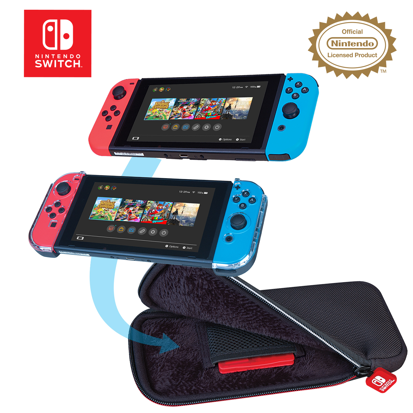 RDS Nintendo Switch Slim Travel Carrying Case photo 4