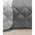 thumbnail image 3 of Hedgehog Down Alternative Comforter, Forest Animal in Floral Pattern with Mushrooms Cartoon, Microfiber Quilt for All Season, 5 Sizes, Charcoal Grey Coral and Ecru, by Ambesonne, 3 of 3