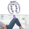 thumbnail image 6 of Fascia Muscle Hand Roller Massage Tool Nine Wheels Handheld Durable Portable Elastic Bracket Leg Roller for Leg Neck Arms Waist Back after Yoga, 6 of 10