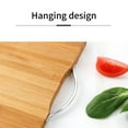 thumbnail image 4 of Milue 3Pcs Double Sided Thickened Wood Cutting Board Rectangular Chopping Board, 4 of 7
