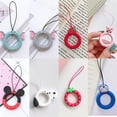 thumbnail image 2 of Nueva cuerda colgante para teléfono móvil de dibujos animados, accesorios de anillo de silicona, cuerda colgante para llave Usb móvil, forma de Donut recortada, 2 of 5