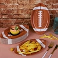 thumbnail image 7 of Kitchen Supplies Football Shaped Disposable Paper Plates Football Party Plates Football Party Supplies For Football Theme Party Supplies Sports Game Birthday Decoration 9.4 X 5.9 Inch, 7 of 7