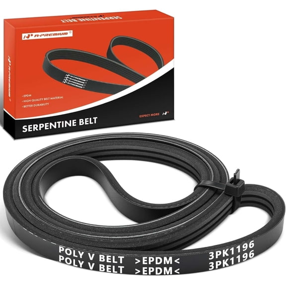 A-Premium 47.17 Inch 90916-A2022 Engine Serpentine Drive Belt Compatible with Toyota Camry 2010-2011 L4 2.5L