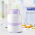 thumbnail image 3 of Pill Cutter with Safe Blade Design, Portable Pill Splitter for Halves and Quarters, Ideal for Home Travel Elderly Pets, Includes Storage and Cleaning Brush, 3 of 6