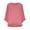 Tops-694Pink, variant on Xdegoge Blouses for Women V Neck Three Quarter Sleeve Casual Boho Wear Loose Boxy Fit Solid Ruffle Hem Detail Lightweight Flowy Summer Spring Tops