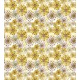 thumbnail image 3 of Ambesonne Floral Duvet Cover Set, Blossoms Petals and Dots, Twin, Khaki Brown White, 3 of 3