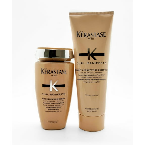 Kerastase Curl Manifesto Shampoo & Conditioner Duo for Curly Hair 8.5 oz  NEW!