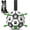 00-White, variant on QDAN Durable Dog Toys Soccer Ball with Nylon Straps Hand Pump for Puppies Medium Large Dogs, Red & White, 7-inch