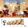 thumbnail image 3 of Proyector de copos de nieve navideños, luces LED JLGCUF para exteriores, 3 of 6