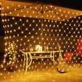 thumbnail image 2 of 4mx6M 1.5MX1.5M 2x3M Christmas Garlands LED String Christmas Net Lights Fairy Xmas Party Garden Wedding Decoration Curtain Light, 2 of 5