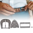 thumbnail image 4 of Vintage Design Belt Buckle Set Handmade Alloy Buckle for Men Simple Cowboy Belting Waist Decoration, 4 of 7