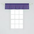 thumbnail image 2 of Ambesonne USA Window Valance, Federal Holiday Design, 54" X 12", Dark Blue Red White, 2 of 3