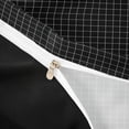 thumbnail image 4 of meiyoeat Black Checkered Grid Duvet Cover Queen For Kids,Modern Geometric Print Queen Bedding For Adults,Black Reversible,3-Piece(No Comforter), 4 of 6