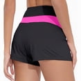 thumbnail image 4 of HCNTES Women's Swim Shorts High Waisted Bathing Suit Bottoms Swimsuit Boy Shorts Swimming Bottoms(Hot Pink,M), 4 of 7