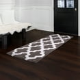 thumbnail image 7 of Lavish Home 28x54.5 Inch Bathroom Rug - Non Slip Cotton Bath Mat (Charcoal), 7 of 7