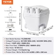 thumbnail image 4 of VEVOR 1/3 HP Utility Sink Drain Pump System - 1500 GPH Laundry Sink Pump with 18ft Head, 4 of 12