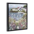 thumbnail image 2 of Stupell Industries Rustic Lodge Seaside Sailboats in Village Bay Black Floating Frame Canvas Art, 17 x 21, by Riley B, 2 of 8