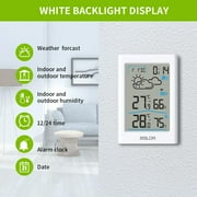 BALDR Wireless Indoor & Outdoor Thermometer Hygrometer (White)