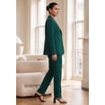 thumbnail image 2 of Jessica London Two Piece Single Breasted Pant Suit Set, 2 of 4