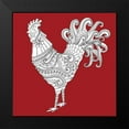 thumbnail image 2 of Metz, Andi 20x20 Black Modern Framed Museum Art Print Titled - Ornate Farm II, 2 of 5