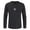 Black, variant on Fall Shirts for Men Cotton Linen Solid Long Sleeve Drawsting Shirts Tops Blouses