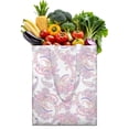 thumbnail image 1 of Chic Paisley Pattern Reusable Grocery Bag - Foldable Fabric Tote with Bohemian Geometric Design, Spacious & Eco-Friendly, 1 of 6