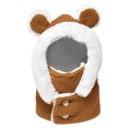 thumbnail image 2 of Deals of The Day Clearance TMOYZQ Kids Girls Winter Thick Warm Fuzzy Knit Hats Fleece Cute Bear Ear Long Hooded Scarf with Mask, 2 of 4