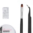 thumbnail image 3 of Nail Extension Gel Set Nail Shaping Clip Nail Tips Nail Pen Tweezers Long Lasting Nail Extension Strengthen Gel for Nail Salon, 3 of 4