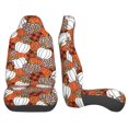 thumbnail image 3 of Pofeuu Various Pumpkins Print Automotive Car Seat Covers Flat Cloth Full Set Seat Covers,Car Seat Covers front seats for Cars Trucks and SUVs(Two packs), 3 of 7