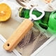 thumbnail image 4 of Abrebotellas de acero inoxidable resistente de mano de madera de 2 piezas, abridor de botellas de barman, abridores de botellas de cerveza de sidra para cocina casera, bar o restaurante, 4 of 4