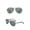 Gun frame dark green, variant on Polarized Sunglasses for Men, Retro Metal Frame, UV Protection, 60mm Lens Width, Model 1879