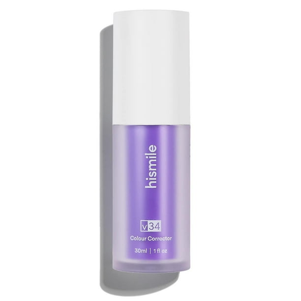 Correcteur de Couleur V34, Blanchiment des Dents Violet, Élimination des Taches Dentaires, Dentifrice Violet, Correction des Taches Dentaires