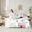 Pink White Green, variant on jejeloiu Cute Snowmen Twin Bedding Sets 7-Piece,Christmas Tree Bedding Comforter Set,Blue Bowtie Bowknot Sheet Sets For Children,Microfiber Bedroom Decor Reversible