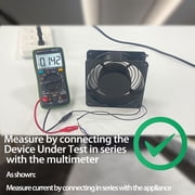 ZOYI 102L Automatic Range Inductance Multimeter Tester: Compact High-Precision Anti-Burn Digital Multimeter Tester with Multi Testers Function 60H-6mH