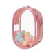 thumbnail image 5 of Estuche para guardar minifiguras y pelotas blandas, bolsa para muñecas para exteriores, bolsa pequeña para guardar muñecas. Rosa, 5 of 9