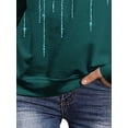 thumbnail image 4 of DYMADE Women Plus Size Long Sleeved Printed Round Neck Loose T-shirt, 4 of 4