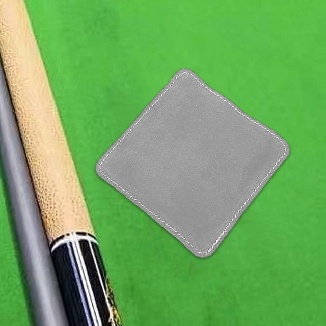 Toalla para taco de billar, toalla para Club de billar, limpiador de eje para taco de billar, paño absorbente de agua de 3,74 "x 3,74", suministros de Gris