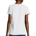 thumbnail image 5 of Hanes Women's X-temp Short Sleeve V-neck T-Shirt, 5 of 6