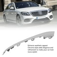 thumbnail image 4 of Chrome Front Bumper Trims Scratch Resistant Stylish Replacement for S Class W222 450 560 2018 to 2020, 4 of 7