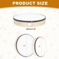 thumbnail image 2 of Uxcell 1 Pcs Hand Drum Music Percussion 10 Inch Wood Frame Drum Set Musical Instrument for Musical Education Home Party Performance Supplies (Wood Color), 2 of 6