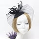 thumbnail image 4 of Clip Sombrero Velo Mal Day Ascot Hairpiece Sunnimix fascinator de novia, 4 of 8